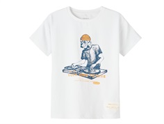 Name It bright white t-shirt DJ-print